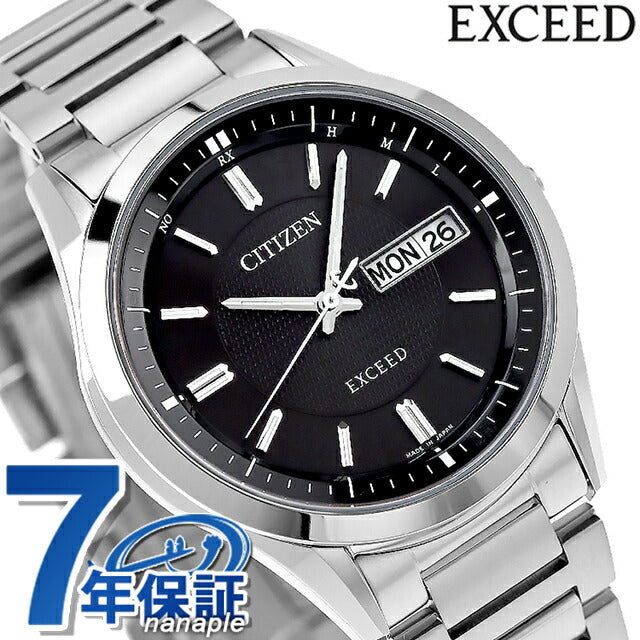 Citizen Exeed Daydate Model Eco Drive太阳能电台AT6030-51E观看品牌