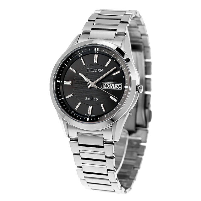 Citizen Exeed Daydate Model Eco Drive太阳能电台AT6030-51E观看品牌