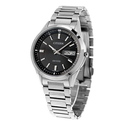 Citizen Exeed Daydate Model Eco Drive太阳能电台AT6030-51E观看品牌