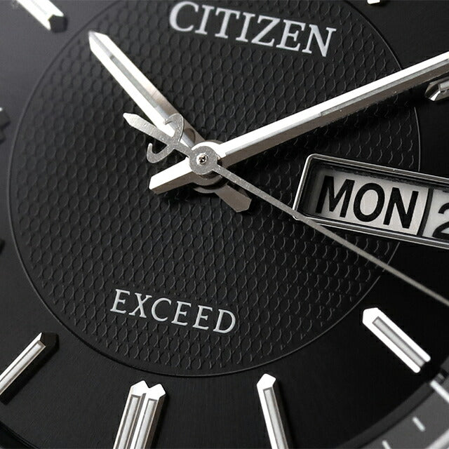 Citizen Exeed Daydate Model Eco Drive太阳能电台AT6030-51E观看品牌