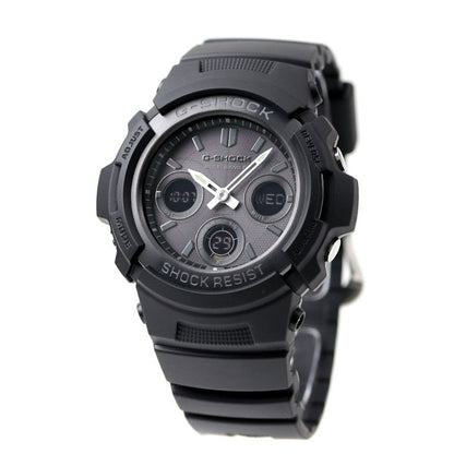 G-Shock G-SHOCK Black Radio Solar AWG-M100B-1ACR Anadisy Watch Brand All Black Watch Casio Men