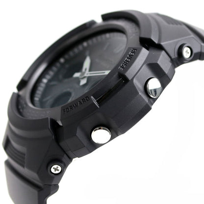 G-Shock G-Shock广播太阳能无线电AWG-M100 Anadigi黑色黑色可选模型 卡西欧 Casio观看品牌男士成人庆典初中生展示礼物AWG-M100-1AER