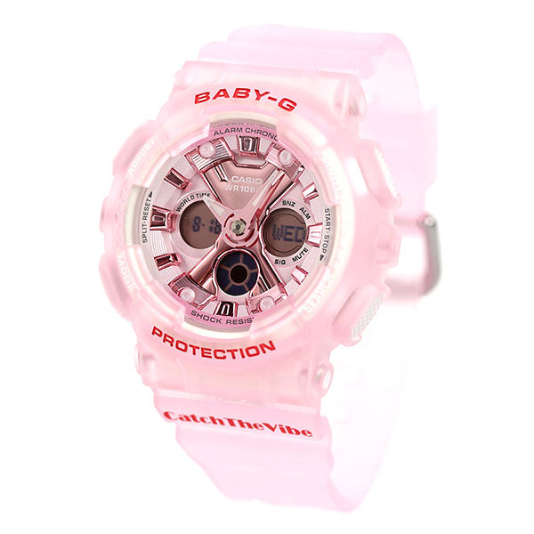 Baby G Baby Baby-G Ba-130 Liehata模型观看品牌女士BA-130CV-4ADR CASIO PINK