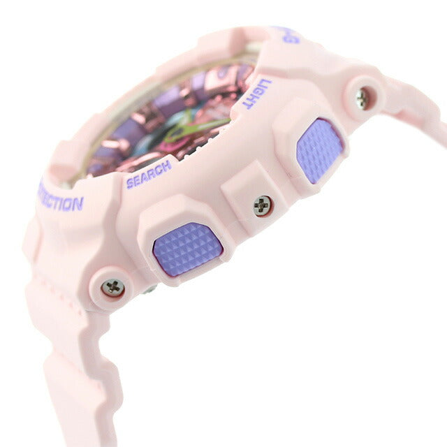 Baby G Baby Baby Baby Baby g Quartz BA-130pm-4A BA-130海外模特女士手表品牌Casio Anadisy多色浅粉红色BA-130PM-4ADR