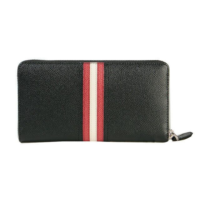 バリー 財布 長財布 メンズ 革 レザーウォレット 小銭入れ BALLY テレン 6218049 ブラック 記念品 プレゼント ギフト BA-6218049