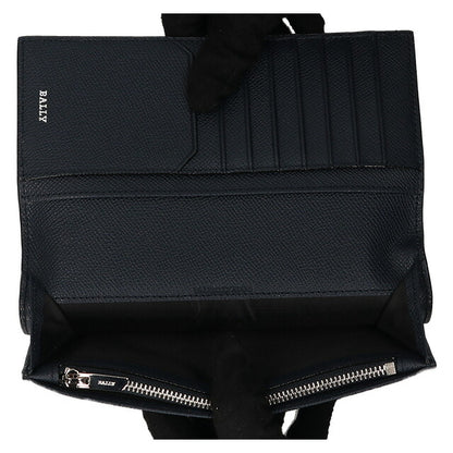 バリー 財布 長財布 メンズ 革 レザーウォレット 小銭入れ BALLY タリロ 6218069 ネイビー 記念品 プレゼント ギフト BA-6218069