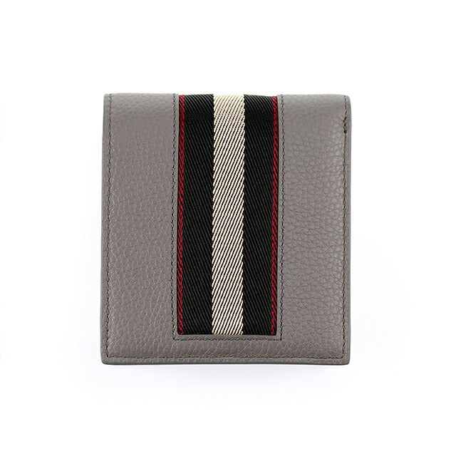 バリー 財布 メンズ レディース ブランド 二つ折り財布 ブリベル 6306286 グレー BA-6306286