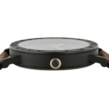 ブルガリ シティーズ 自動巻き 腕時計 ブランド メンズ 替えベルト BVLGARI BB41BTDLCCLMEXICO アナログ ブラック ブラウン 黒 スイス製 BB41BTDLCCLMEXICO