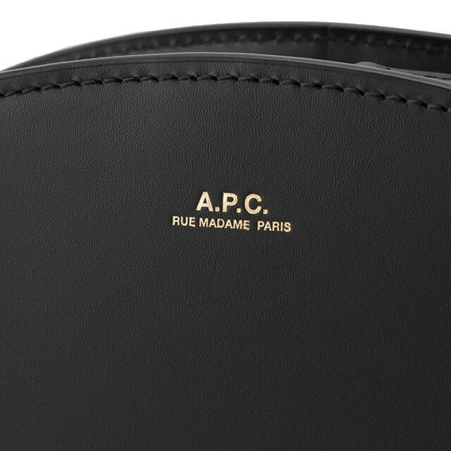 アーペーセー A.P.C. APC PXAWV F61048 LZZ NOIR ハーフムーン ショルダーバッグ SAC DEMI LUNE レディース BBAP00038L