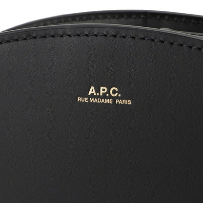 アーペーセー A.P.C. APC PXAWV F61048 LZZ NOIR ハーフムーン ショルダーバッグ SAC DEMI LUNE レディース BBAP00038L