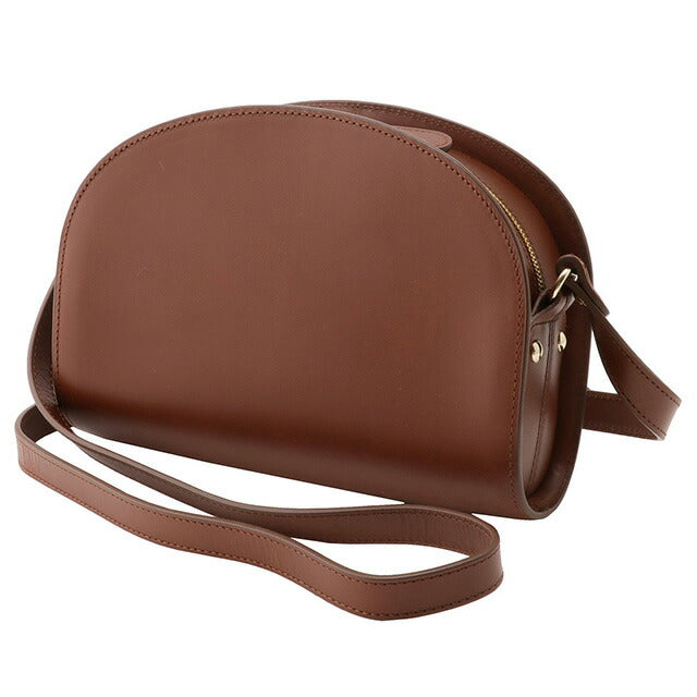 アーペーセー A.P.C. APC PXAWV F61048 CAD NOISETTE ハーフムーン ショルダーバッグ SAC DEMI LUNE レディース BBAP00045L