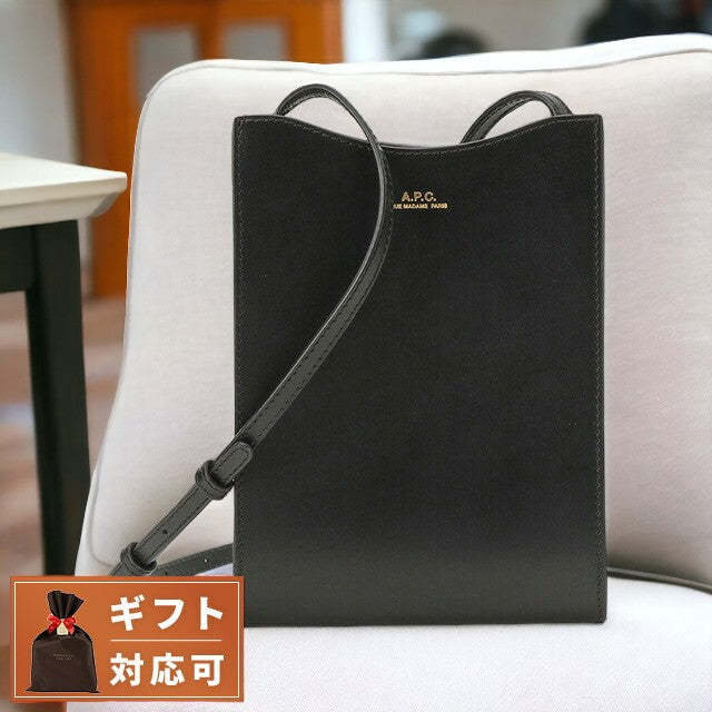 アーペーセー A.P.C. PXBMW F63412 LZZ BLACK APC ショルダーバッグ ネックポーチ ブラック レディース ユニセックス JAMIE NECK POUCH BBAP00092L