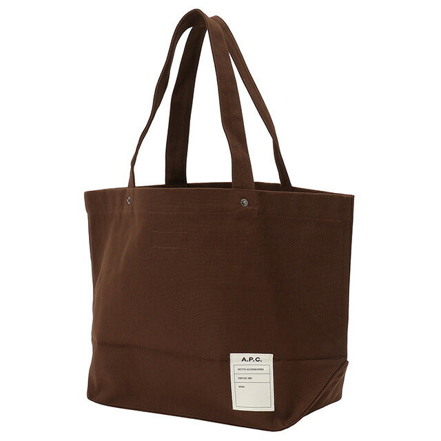 アーペーセー A.P.C. COCPR M61832 CAJ CHOCOLAT APC タイス キャンバス トートバッグ ブラウン レディース メンズ ユニセックス BBAP00094L