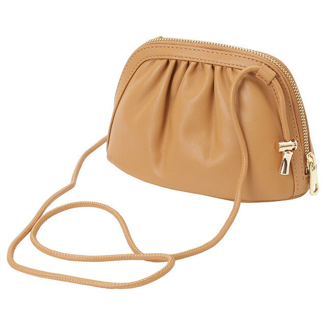 アーペーセー A.P.C. PUAAT F61765 CAF CARAMEL APC ニノン スモール ドローストリング ショルダーバッグ キャラメル BBAP00105L