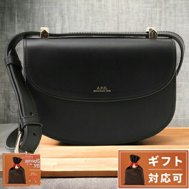 アーペーセー A.P.C. PXAWV F61415 LZZ BLACK APC ジュネーヴ ミニ ショルダーバッグ クロスボディ ブラック レディース ユニセックス BBAP00124L