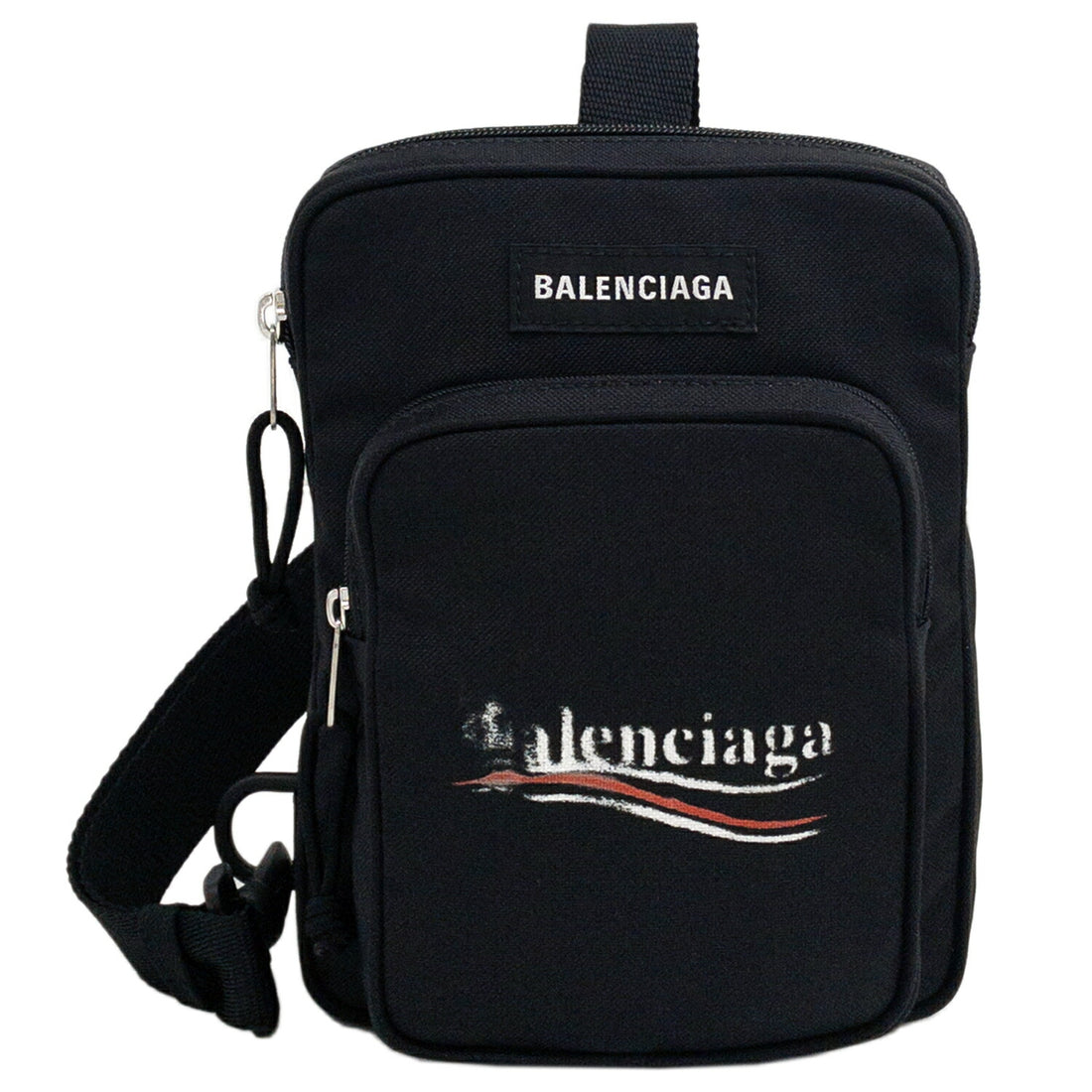 バレンシアガ BALENCIAGA 620260 2AA29 1090 エクスプローラー クロスボディ メッセンジャーバッグ ブラック メンズ ユニセックス BBBC00061M