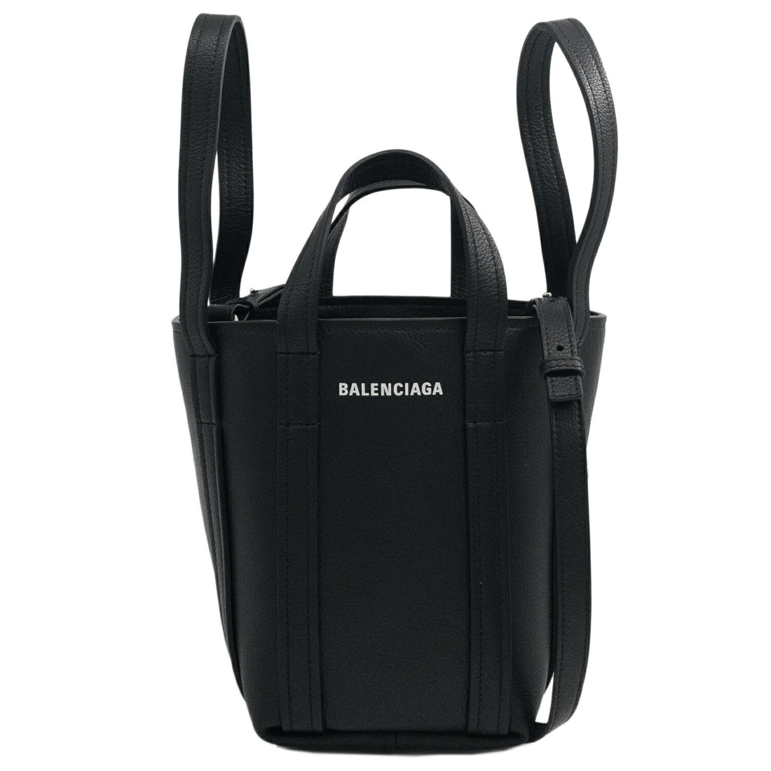 バレンシアガ BALENCIAGA 672793 15YUN 1090 エブリデイ ミニ ノース サウス 3WAY ショルダートートバッグ クロスボディ ブラック レディース ユニセックス BBBC00064L