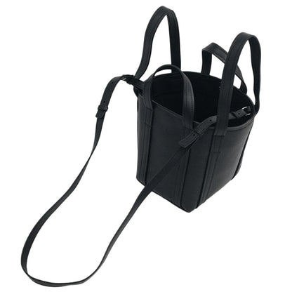 バレンシアガ BALENCIAGA 672793 15YUN 1090 エブリデイ ミニ ノース サウス 3WAY ショルダートートバッグ クロスボディ ブラック レディース ユニセックス BBBC00064L