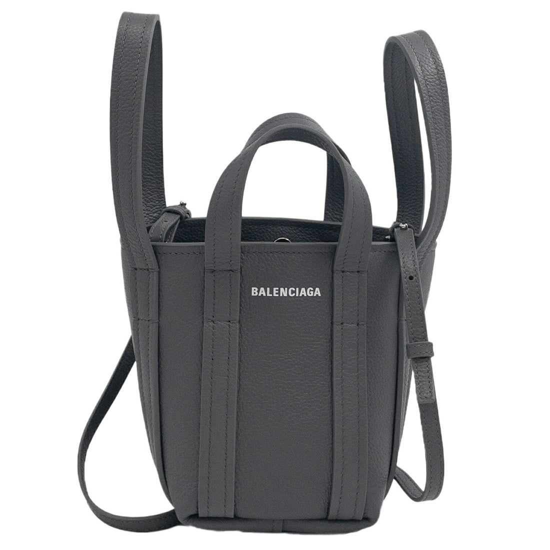 バレンシアガ BALENCIAGA 781817 15YUN 1290 エブリデイ 2.0 ミニ ショルダートートバッグ ダークグレー レディース ユニセックス EEVERYDAY 2.0 MINI SHOULDER BBBC00066L