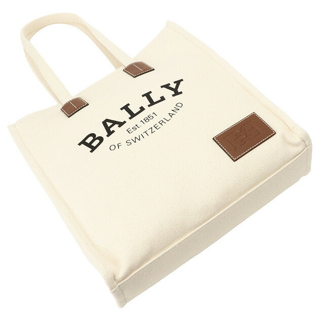 バリー BALLY 602118 25388 F023 クリスタリア ロゴプリント ファブリック トートバッグ ショルダーバッグ ナチュラル/ブラウン レディース メンズ BBBL00231L