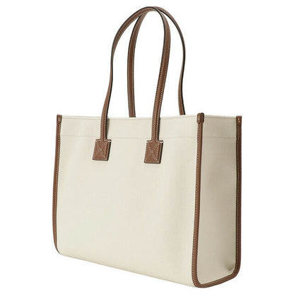 バーバリー BURBERRY 8044138 A1395 ツートン キャンバス＆レザー スモール フレヤトートバッグ ショルダーバッグ ナチュラル/タン ユニセックス BBBU00127L
