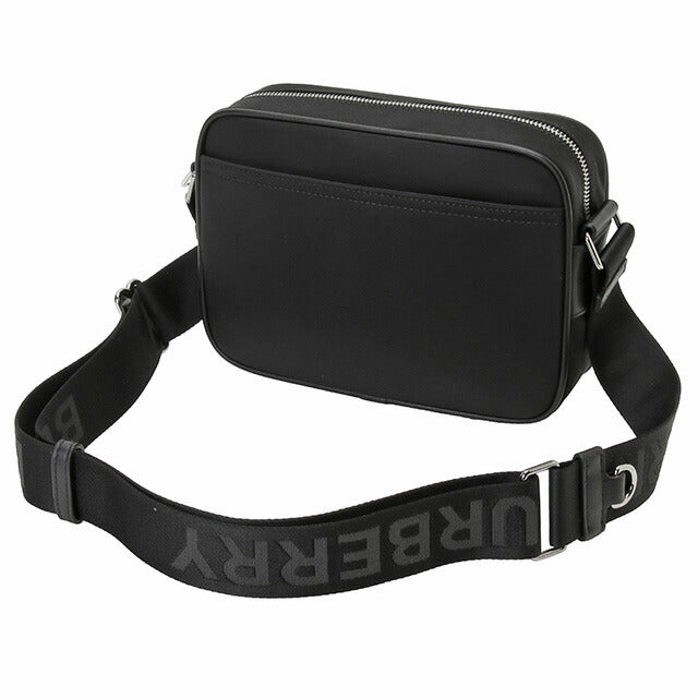バーバリー BURBERRY 8049094 A1189 ロゴプリント パディバッグ ショルダーバッグ ブラック メンズ ユニセックス ML PADDY PN9 BBBU00136M