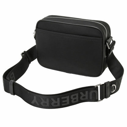 バーバリー BURBERRY 8049094 A1189 ロゴプリント パディバッグ ショルダーバッグ ブラック メンズ ユニセックス ML PADDY PN9 BBBU00136M