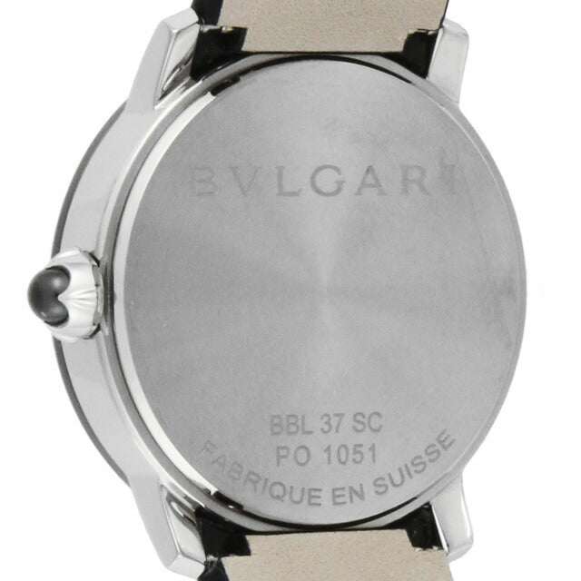 ブルガリ レディース ブルガリブルガリ 37mm ダイヤモンド スイス製 自動巻き 腕時計 BBL37BSBCLD/9 BVLGARI ブラック 黒 BBL37BSBCLD9