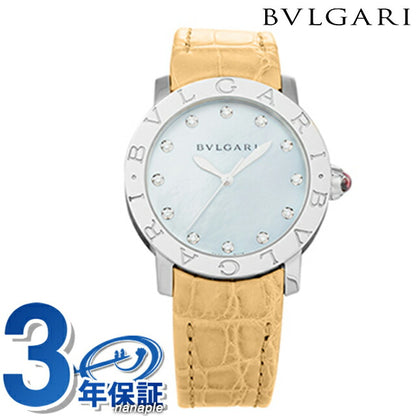 Bulgari Bulgari Brugari Automatic Watch Brand Ladies Diamond BVLGARI BBL37WSL/12 Analog Swiss BBL37WSL12