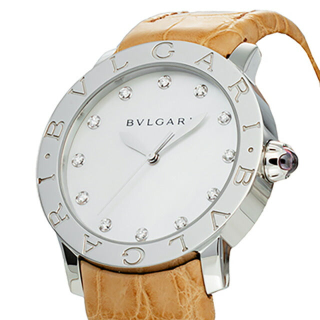 Bulgari Bulgari Brugari Automatic Watch Brand Ladies Diamond BVLGARI BBL37WSL/12 Analog Swiss BBL37WSL12