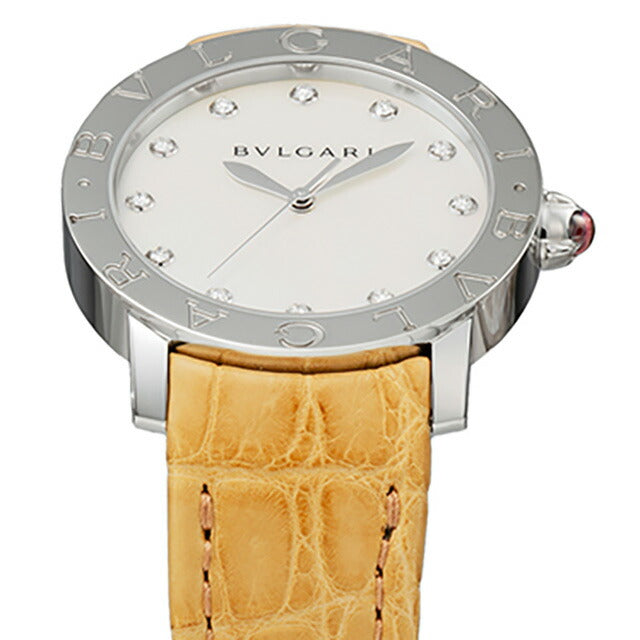 Bulgari Bulgari Brugari Automatic Watch Brand Ladies Diamond BVLGARI BBL37WSL/12 Analog Swiss BBL37WSL12