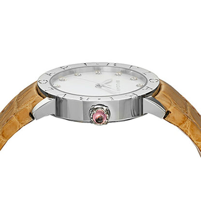 Bulgari Bulgari Brugari Automatic Watch Brand Ladies Diamond BVLGARI BBL37WSL/12 Analog Swiss BBL37WSL12