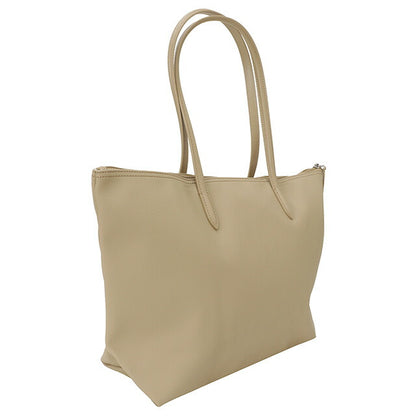 ラコステ LACOSTE NF1888 L37 L.12.12 プチピケ ラージ トートバッグ ショルダーバッグ ベージュ レディース メンズ ユニセックス ワニロゴ 記念品 ギフト BBLT00004L