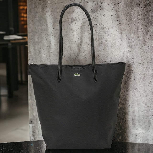 ラコステ LACOSTE NF1890 000 L.12.12 CONCEPT バーティカル トートバッグ ショルダーバッグ ブラック レディース メンズ ユニセックス ワニロゴ BBLT00005L