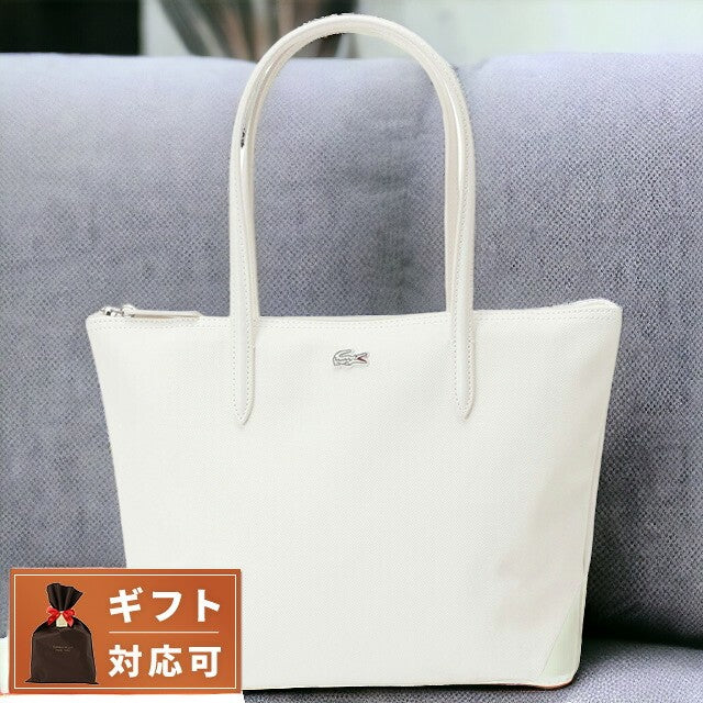ラコステ LACOSTE NF2037 A56 L.12.12 CONCEPT スモールサイズ トートバッグ ホワイト レディース メンズ ユニセックス ワニロゴ 記念品 プレゼント ギフト BBLT00009L