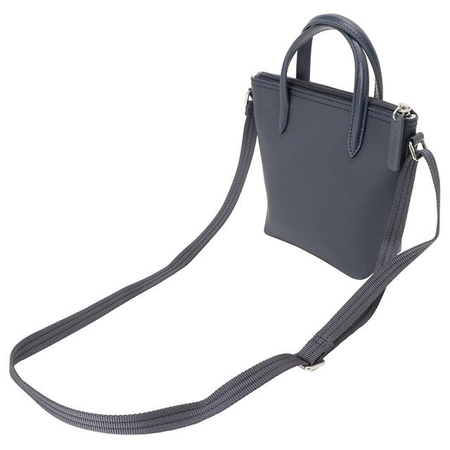 ラコステ LACOSTE NF2609 141 L.12.12 CONCEPT 2WAY ミニ トートバッグ ショルダーバッグ ネイビー レディース メンズ ユニセックス ワニロゴ 記念品 ギフト BBLT00011L