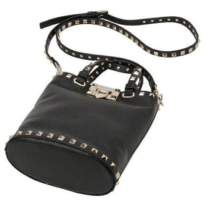 ヴァレンティノ VALENTINO 5W2P0W31 VSH 0NO ロックスタッズ ミニ バッグ 2WAY トートバッグ ショルダーバッグ クロスボディ ブラック レディース BBVA00051L