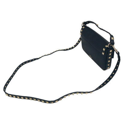 ヴァレンティノ VALENTINO 5W2P0W07 VSH 0NO ロックスタッズ ミニ バッグ 2WAY ハンドバッグ ショルダーバッグ クロスボディ ブラック レディース BBVA00059L