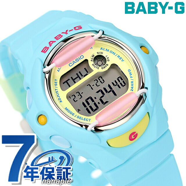 Baby G Baby Baby Baby baby-g BG-169PB-2女士观看品牌Casio数字冰蓝色BG-169PB-2DR