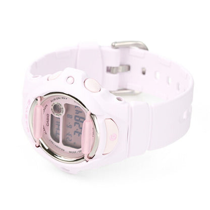 Baby G Baby Baby-G海外模特海外模特女士观看品牌Casio Digital Digital Pink Light Purple BG-169U-4BDR