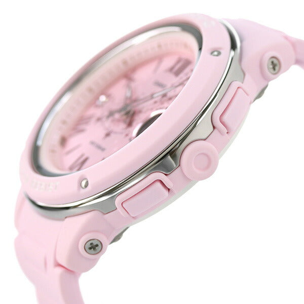 Baby-G Baby G Star女士观看品牌BGA-150st-4Adr Casio Clock Pastel Pink