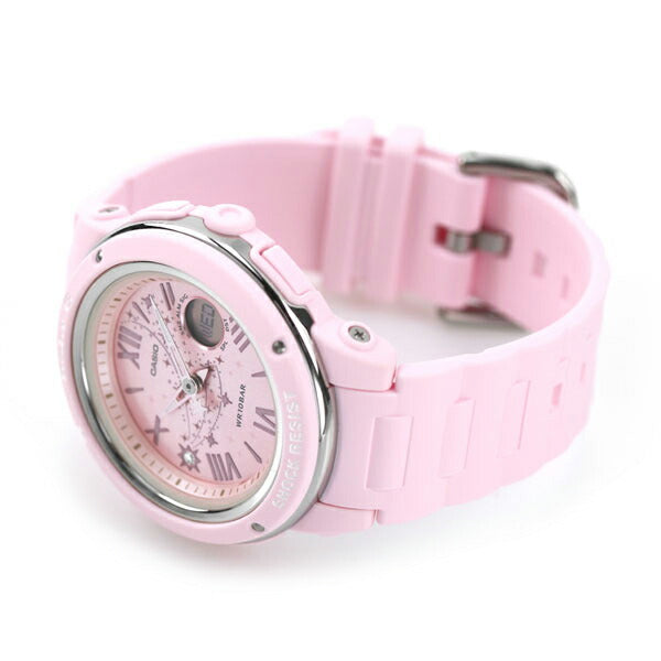 Baby-G Baby G Star女士观看品牌BGA-150st-4Adr Casio Clock Pastel Pink