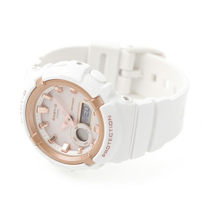 Baby G Baby Baby-G Quartz BGA-280BA-7A BGA-280 Series Overseas Model Ladies Watch Casio Casio Anadisi Pink Gold White White BGA-280BA-7adr