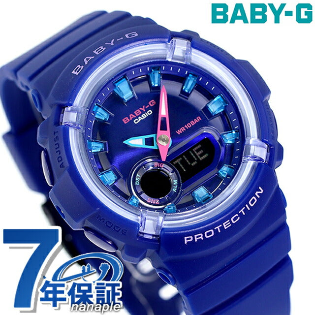 ベビーg ベビージー Baby-G BGA-280DN-2A BGA-280シリーズ レディース 腕時計 ブランド カシオ casio アナデジ ネイビー ブラック 黒 BGA-280DN-2ADR