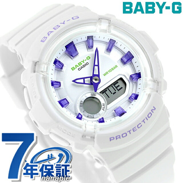 ベビーg ベビージー Baby-G BGA-280DN-7A BGA-280シリーズ レディース 腕時計 ブランド カシオ casio アナデジ シルバー ホワイト 白 BGA-280DN-7ADR