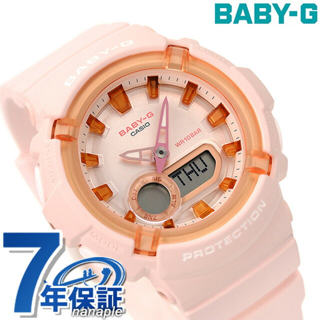 Baby G Baby Baby-G Quartz BGA-280SW-4A BGA-280 Overseas Model Ladies Watch Brand Casio Anadisy Pink BGA-280SW-4ADR