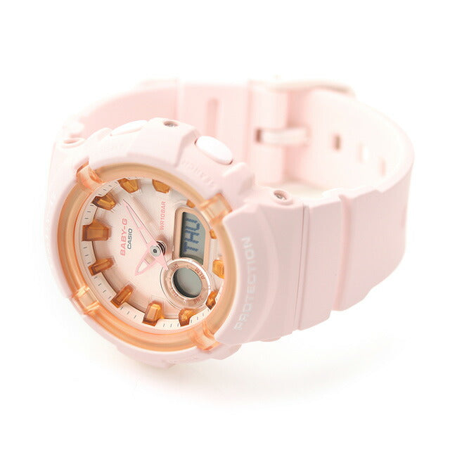 Baby G Baby Baby-G Quartz BGA-280SW-4A BGA-280海外模特女士观看品牌Casio casio anadisy pink pink pink bga-280Sw-4Adr