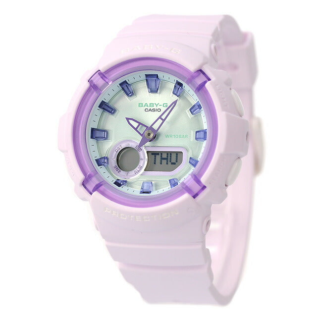 Baby G baby-G Quartz BGA-280SW-6A BGA-280 Overseas Model Ladies Watch Brand Casio Anadisy Ice Blue Purple BGA-280SW-6ADR