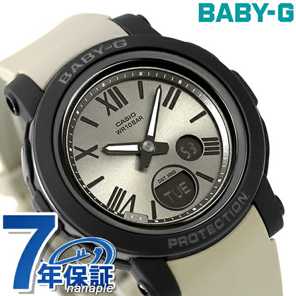 Baby G Baby Baby BABY-G BGA-290 Series Anadisy World Time Overseas Model Ladies Watch BGA-290-8ADR CASIO Casio Black Gray