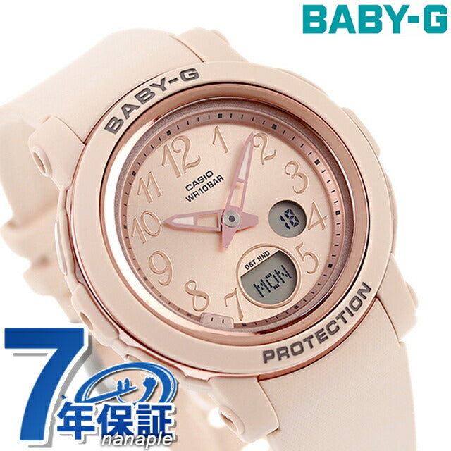 Baby G Baby Jee BABY-G BGA-290SA-4A BGA-290 Series Ladies Watch Brand Casio Casio Anadisi Pink Gold BGA-290SA-4ADR